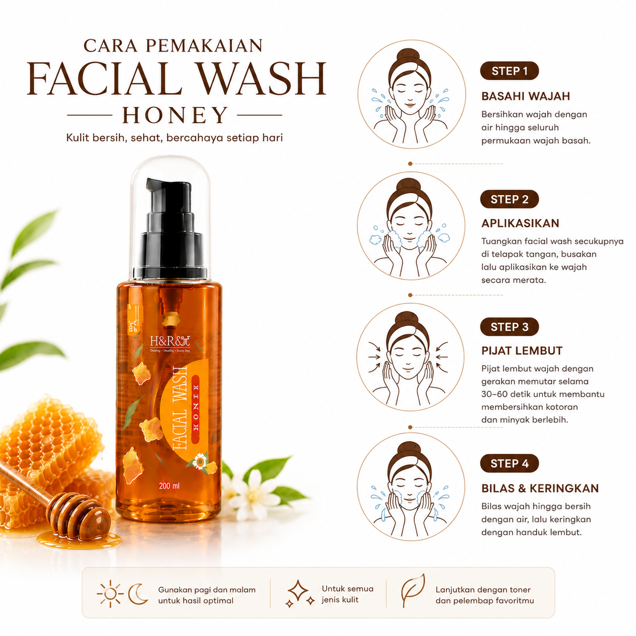 FACIAL WASH HONEY